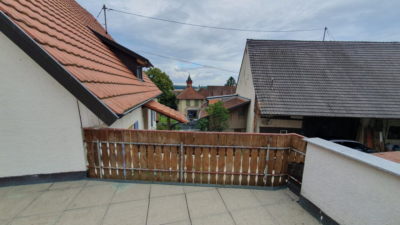 Blick von der Dachterrasse