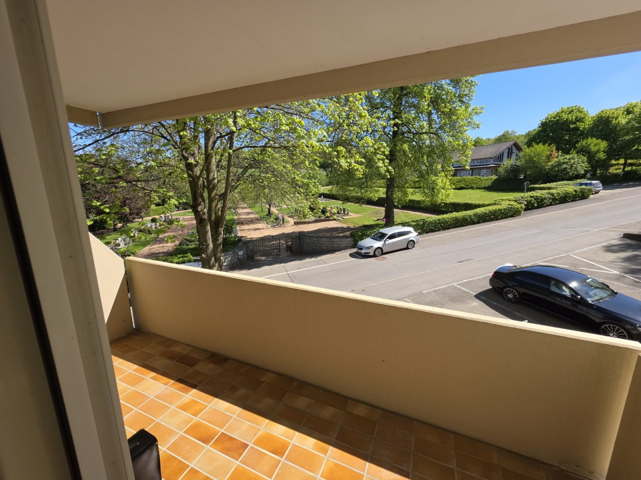 Ausblick Balkon